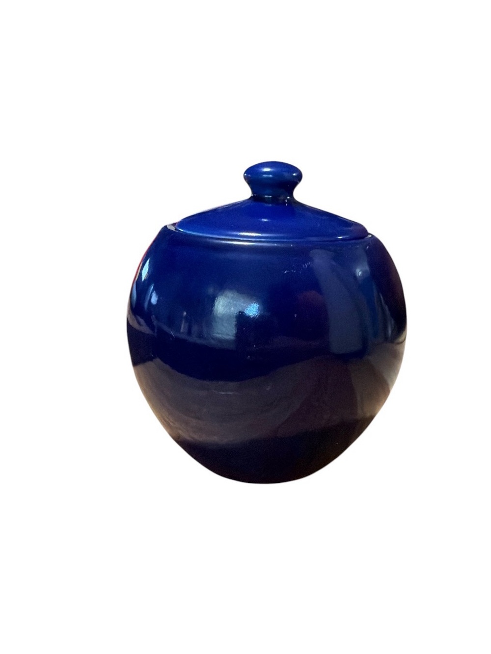 Royal Norfolk Deep Blue Ceramic Lidded Jar